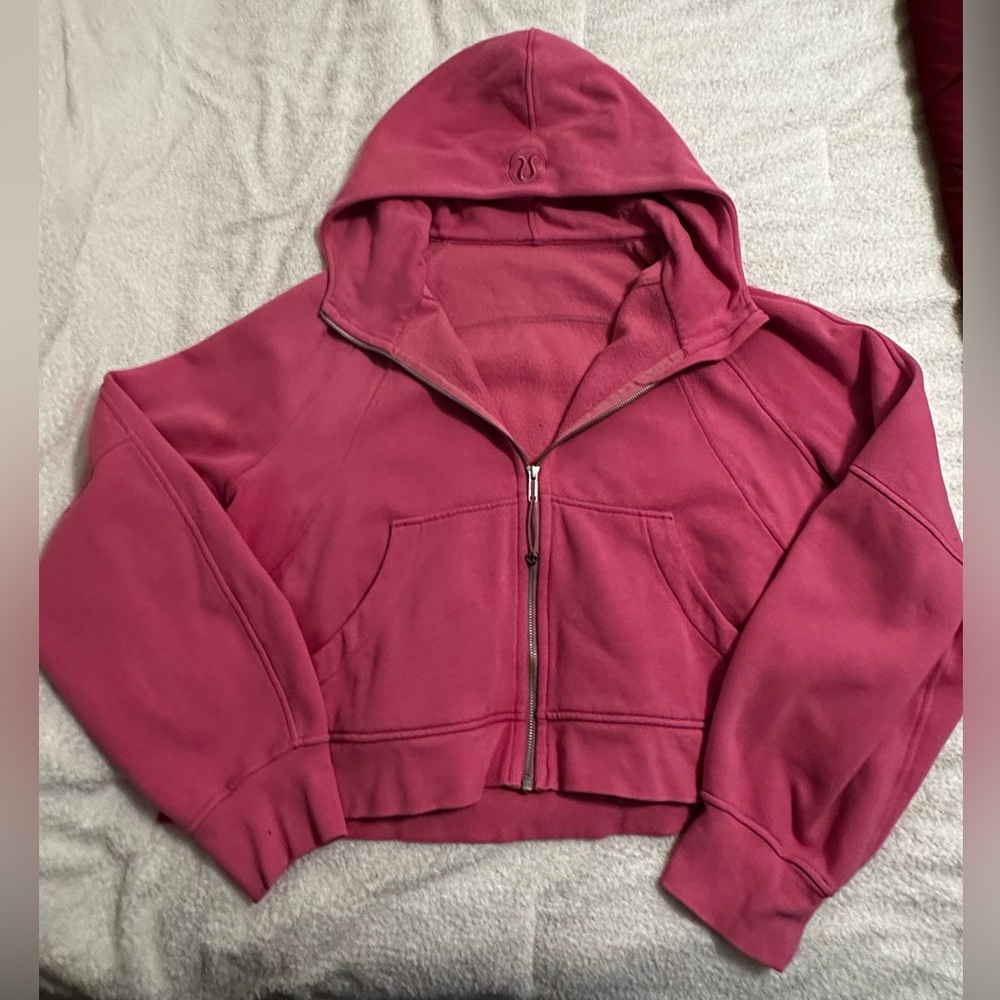 NWOT Lululemon Scuba Oversized Full Zip in Pink Blossom size XL/XXL